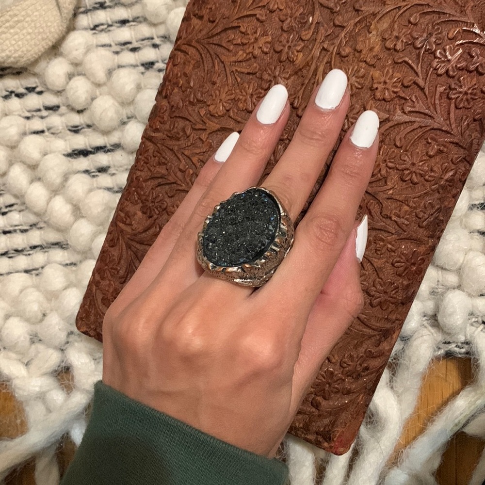 Black Statement Ring